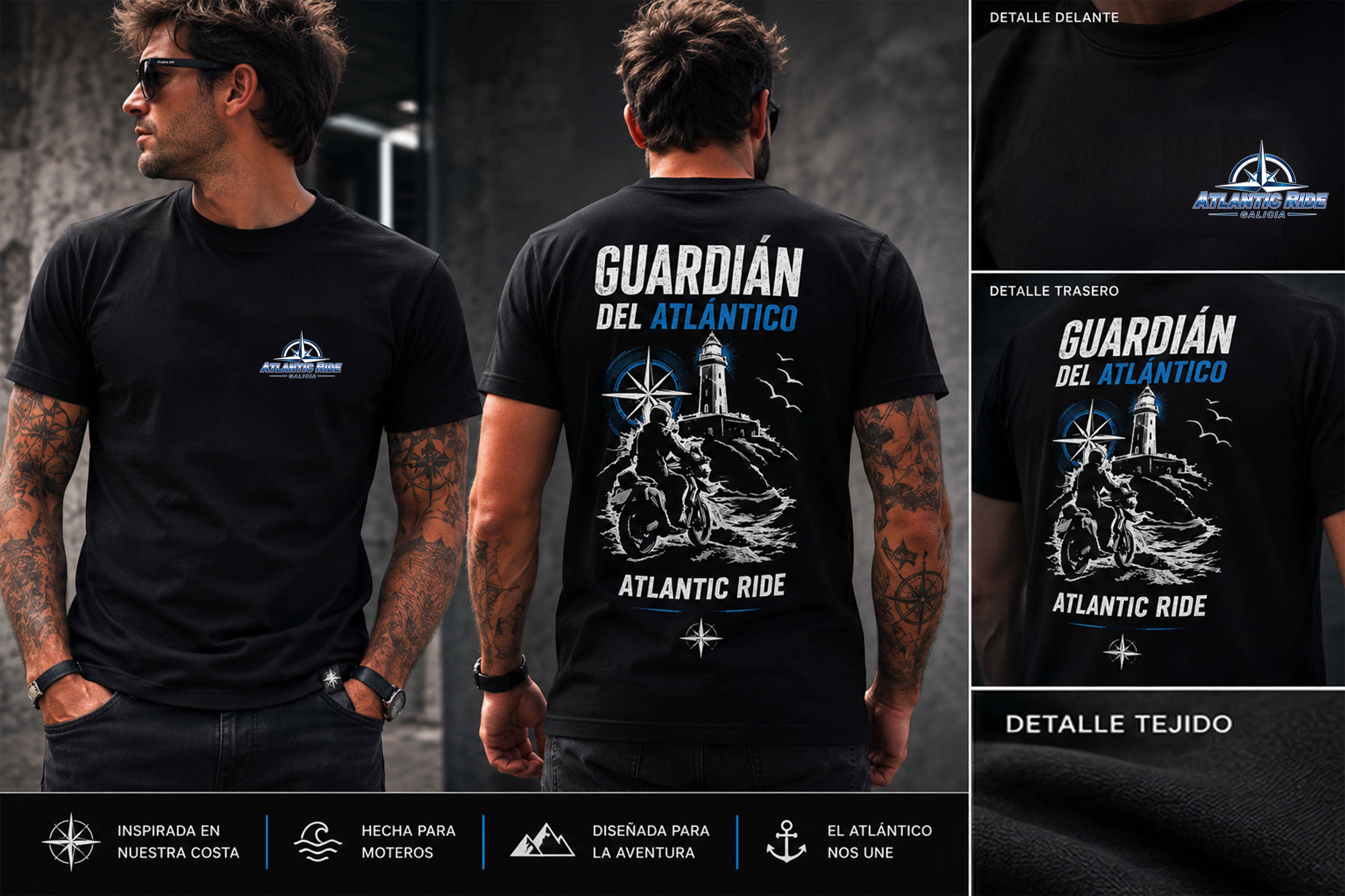 CAMISETA ATLANTIC RIDE GALICIA
